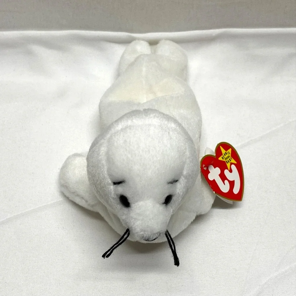 Vintage Ty Beanie Babies Seamore Baby Seal 1993 Retired Plush Rare See Tags MWMT
